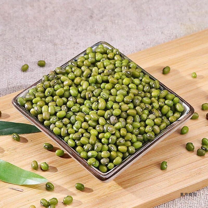 東北農家産の新緑豆 500g は、緑豆ケーキ、緑豆スープ、もやし作りに使用でき、暑さを和らげ、調理が簡単です。|undefined