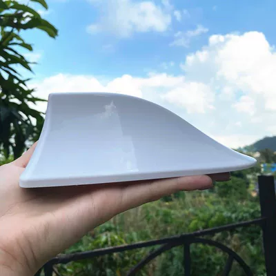 Suitable for Toyota Avalon Camry Corolla Rayling Shark Fin Modified Roof Antenna Decorative Accessories (vehicle antenna) - shark-fin-radio-antenna-white
