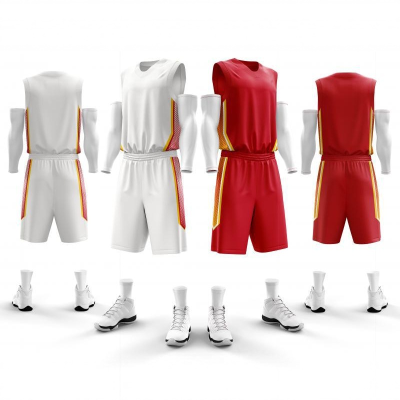 Training Camp American Kidsren's Basketball Uniform Suit College Student Competition Team Uniform Sports Narrow Shoulder Vest Quick-Drying Basketball Jersey