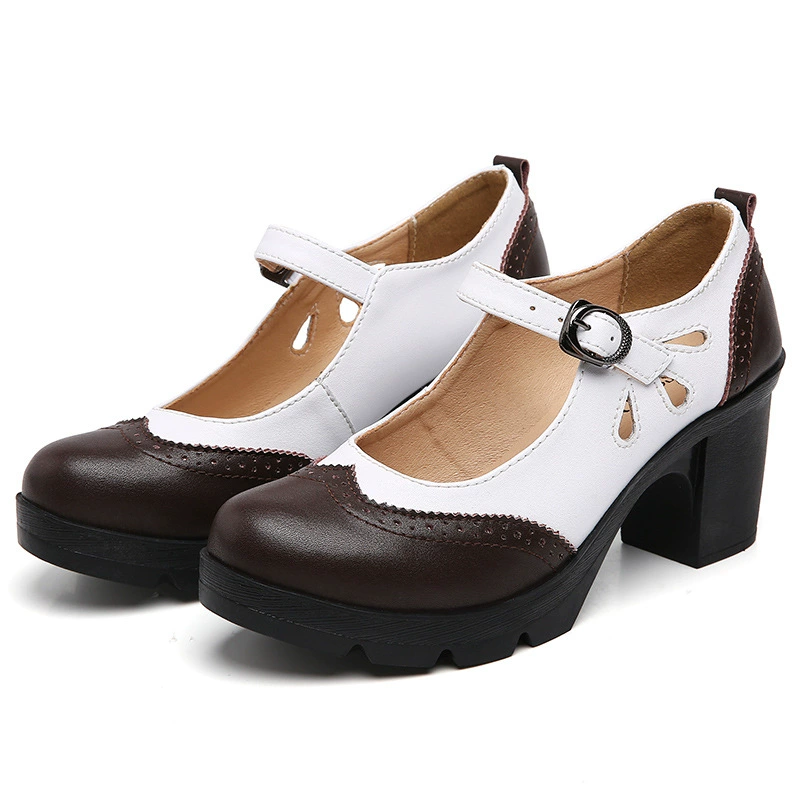 Весенние и осенние одиночные туфли