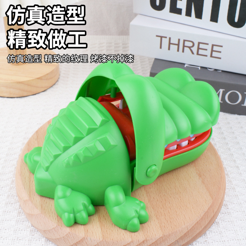 Cocodrilo gigante muerde dedos para padres e hijos juguetes boca extracción de dientes de dientes interactivos regalos para niños al por mayor