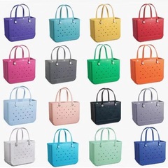 現物eva穴バッグシングルショルダーバッグevaビーチバッグ収納バッグ柔軟防水耐摩耗水泳ビーチバッグ