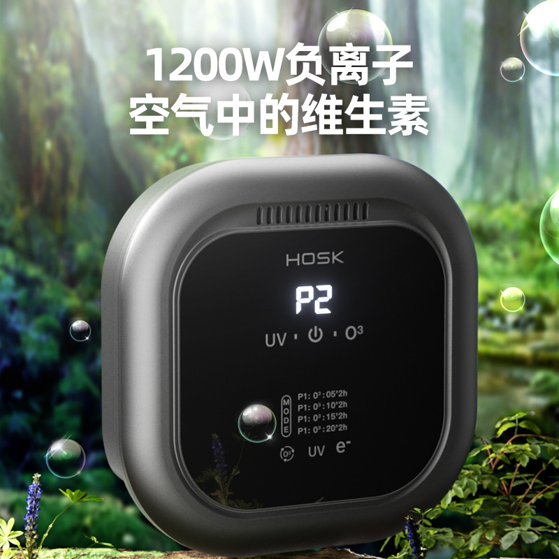 Air Purifier Formaldehyde Ozone Generator Car Bathroom Kitchen Odor Russian English Cross-Border Ultraviolet Pet