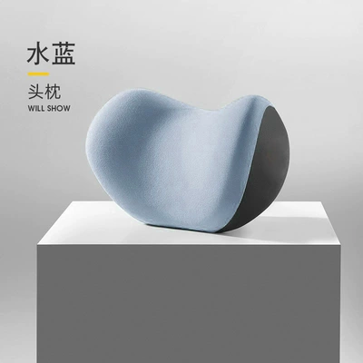 Headrest — Pillow Car Pillow Thickened Pillow - sky-blue-headrest