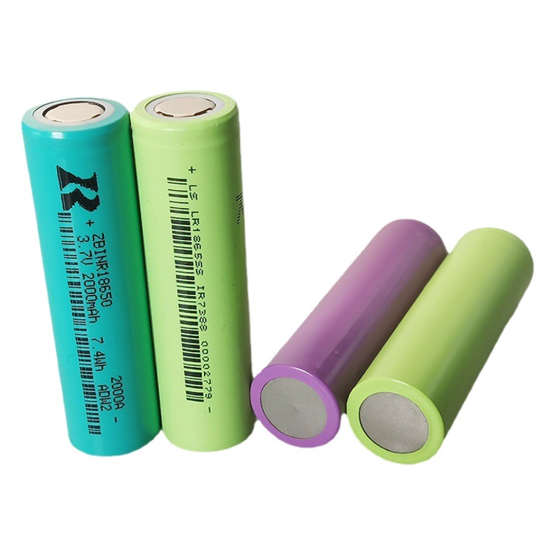 18650 Lithium Battery 3.7V Flat Head Pointed Head Large Capacity Series and Parallel Connection with Protection Board and Cable Lithium Battery Pack