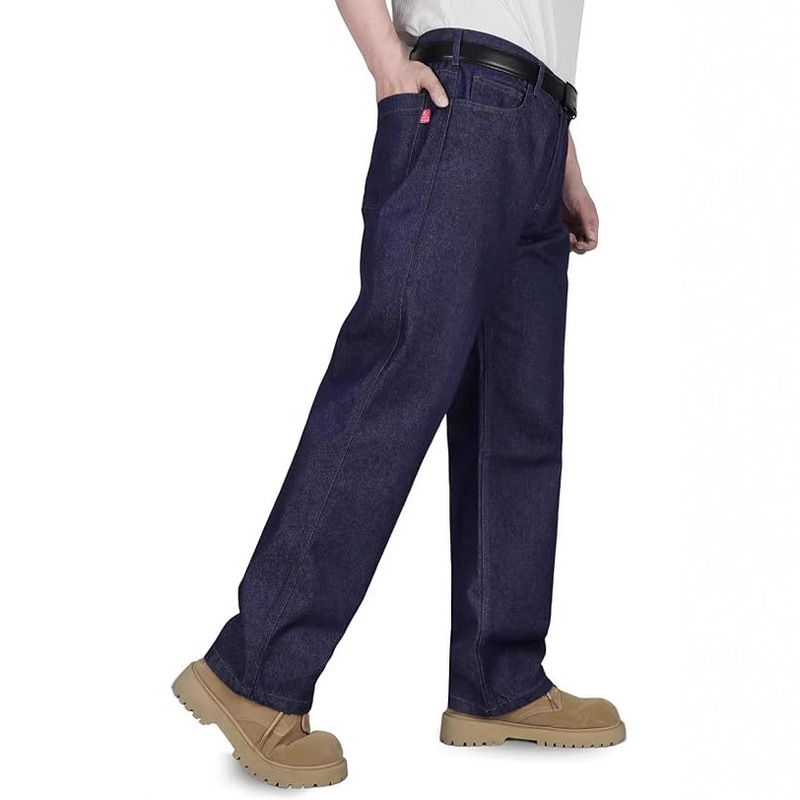 European and American 2025 New Products Amazon Cross-Border Export Summer Casual Men's Pants Flame Retardant Carpenter Jeans