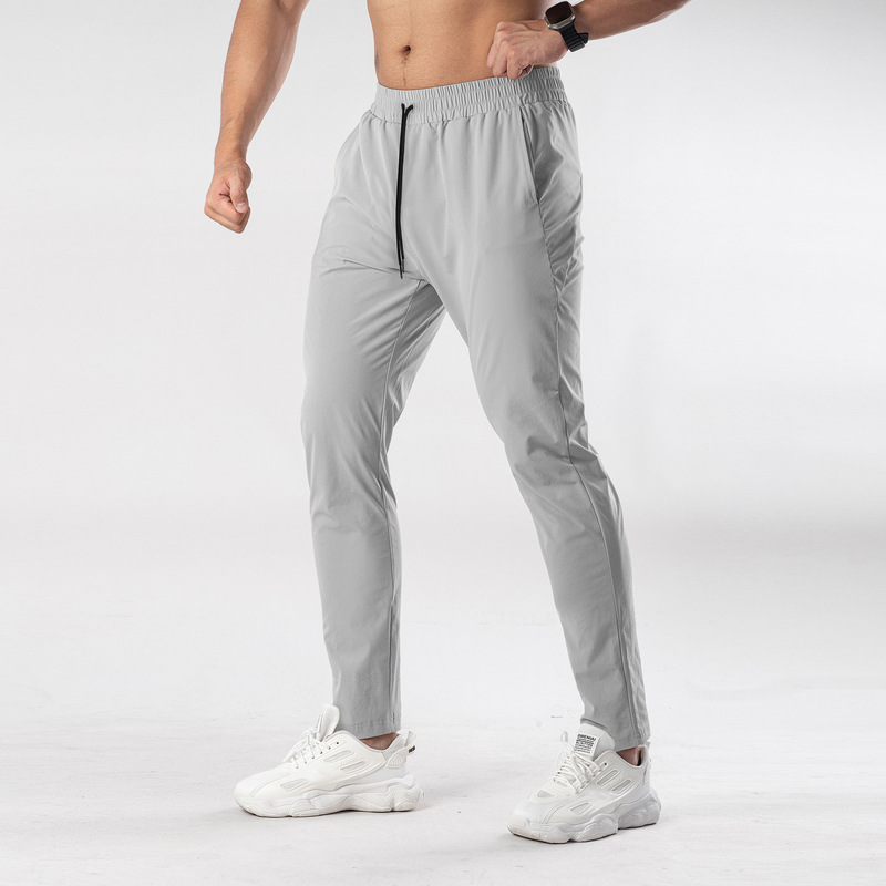 Men's Breathable Quick-Dry Thin Cycling Pants for Spring and Autumn, Suitable for Running, Casual Sports, Outdoor, New Multi-Pocket Versatile