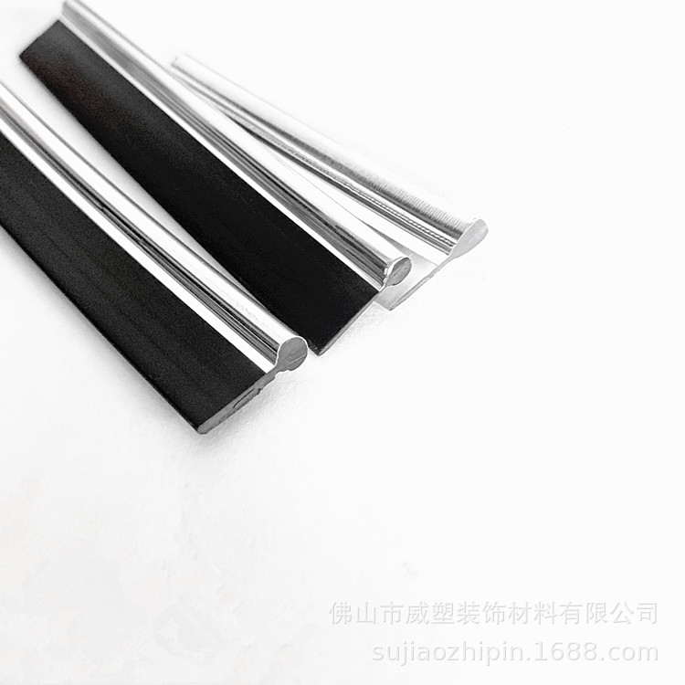 箱包P型骨条 背包装饰条 异型塑料实心骨条密封条PVC挤出胶条厂家