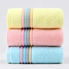 毛巾滌棉素色斷檔家用成人洗臉面巾禮品勞保促銷批發柔軟吸水