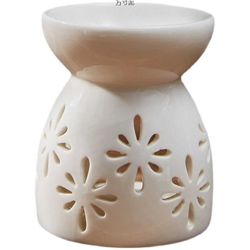 pequeño horno de aroma cerámico lámpara de aroma interior vela retro horno de aroma doméstico dormitorio fábrica de lámparas de aceite esencial anti-seco