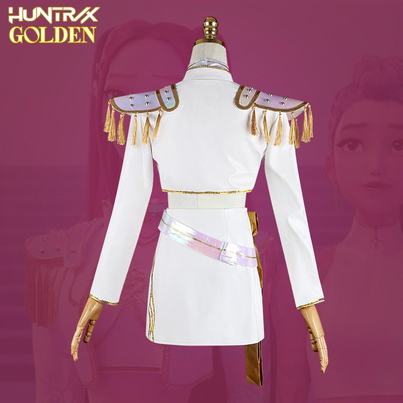 K-POP猎魔女团cos服 米拉白色演出服动漫米拉打歌服cosplay服装|undefined