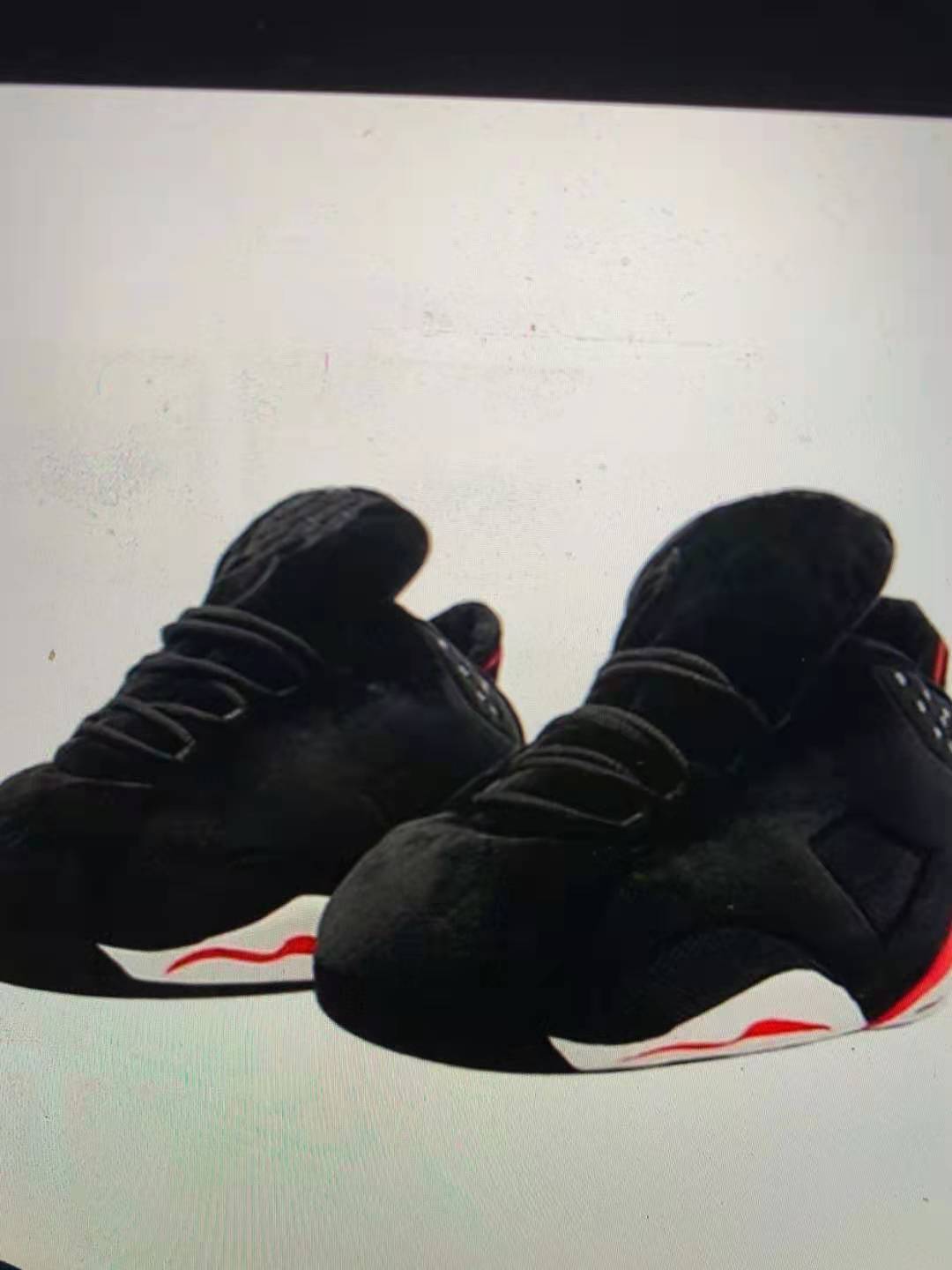 Tiktok mismo estilo parodia zapatos de grasa Coco pareja Zapatillas de algodón volver al futuro casa piso Kang hebilla 1 zapatos de algodón