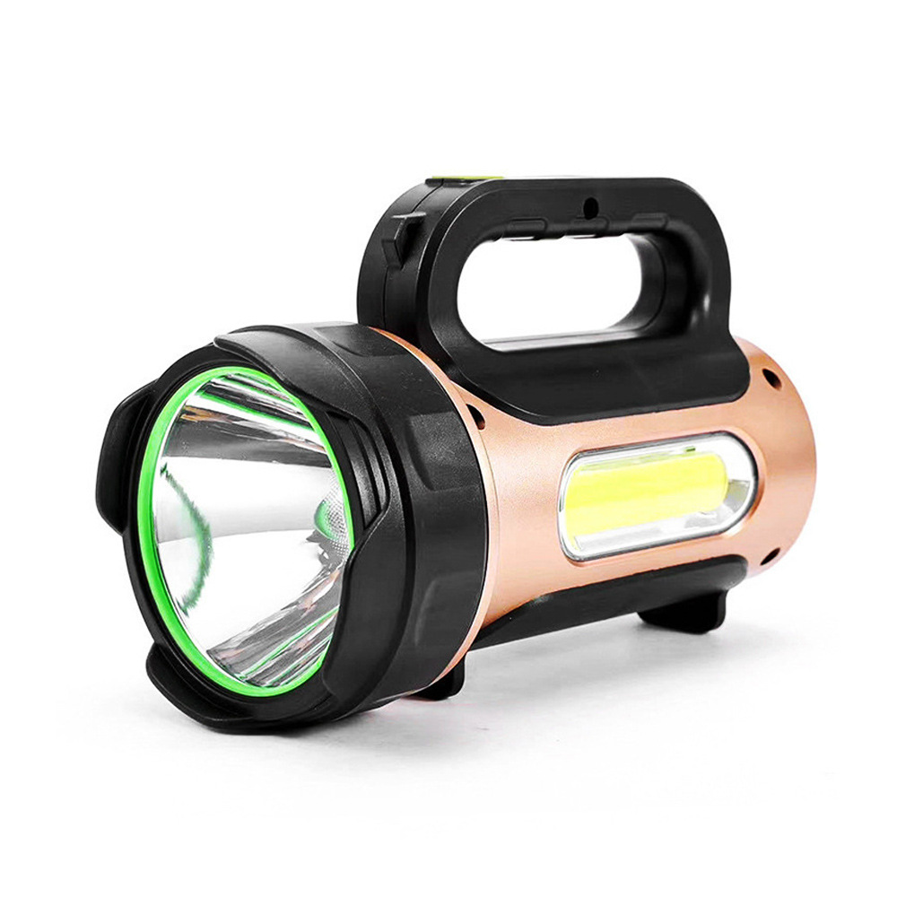 Linterna solar portátil multifunción con luz COB, para exteriores