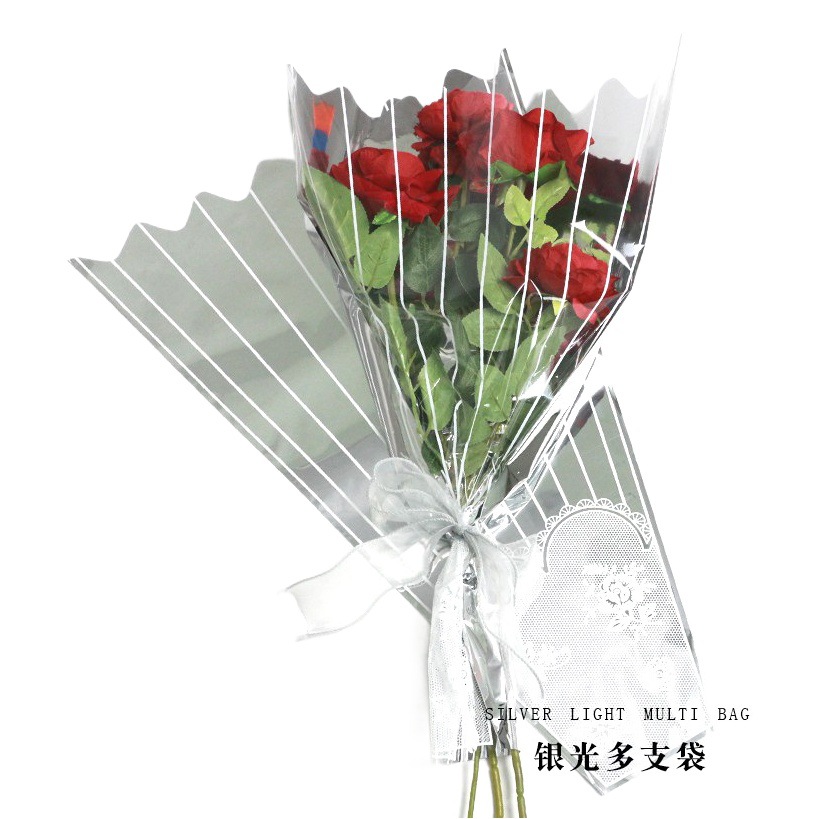 Qingming Yinguang Bolsas múltiples Materiales de crisantemo de u Lang translúcidos al por mayor Papel de embalaje floral Bolsa de flores secas