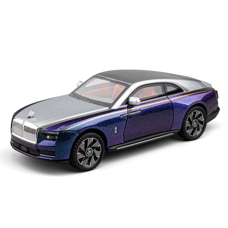 1: 24 brillante estrella Skytop aleación de automóvil sonido y luz modelo de coche de juguete para niños moda jugar adornos regalos escolares