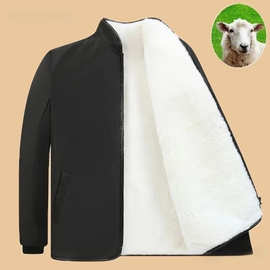 羊皮棉袄男女秋冬新款仿羊皮毛一体羊毛袄仿羊皮上衣保暖防风厚订