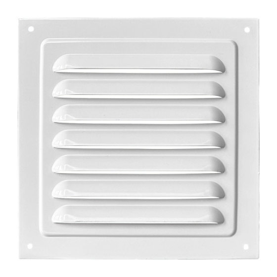 Aluminum alloy square vent galvanized iron grille shutter insect filter screen windshield breathable mesh exhaust cover