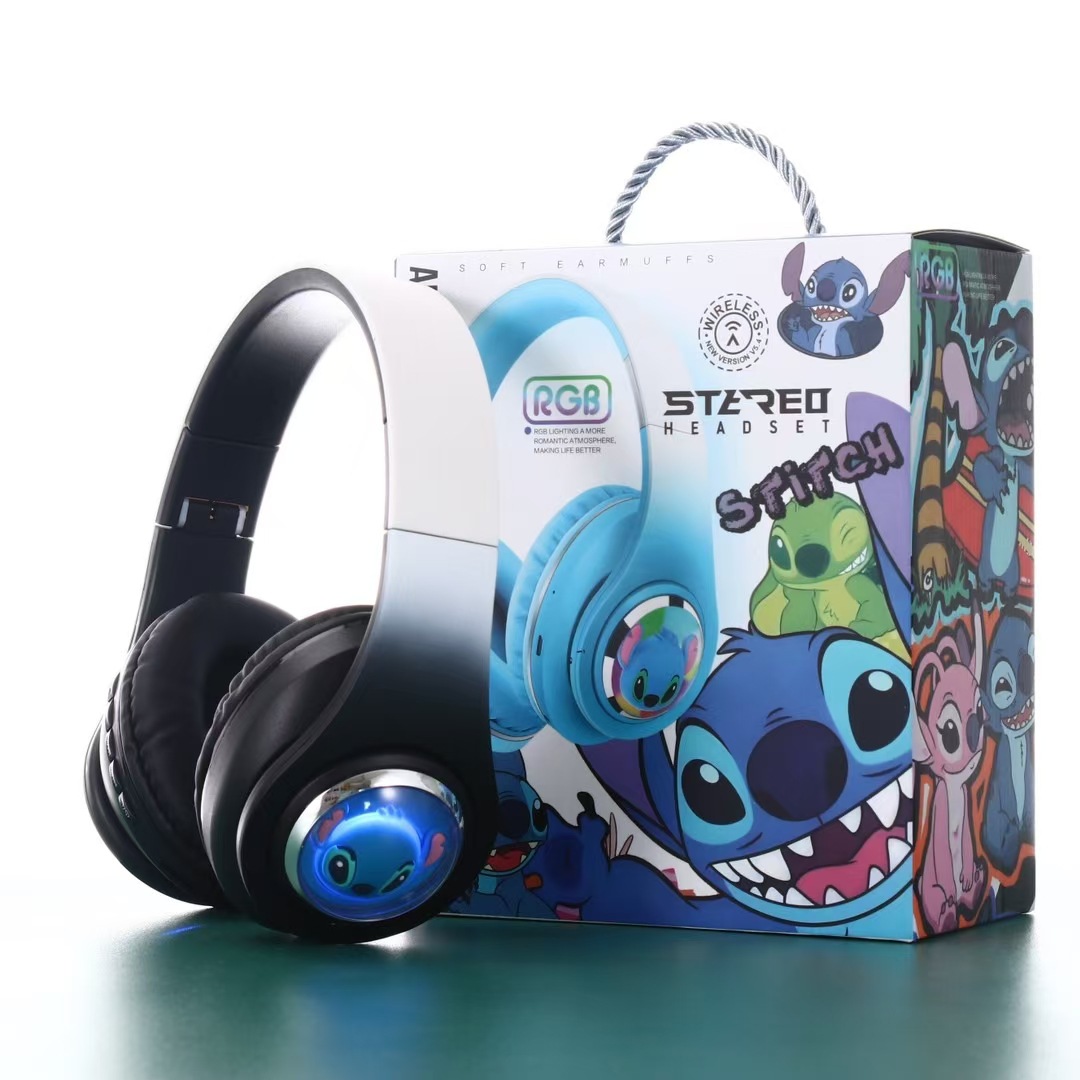 Cápsula espacial de comercio exterior Sticky Headset encantador auriculares Bluetooth de dibujos animados auriculares estéreo de música image 4