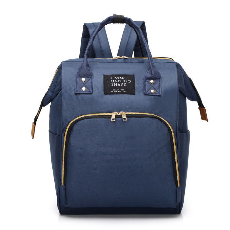 Anti-theft zipper + [dark blue] high version