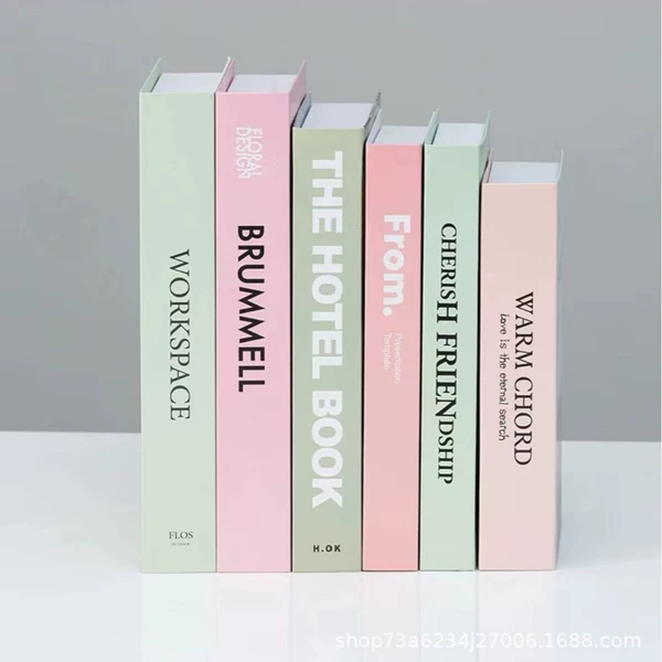 Pink and green effect random (a single book price, a set of 6 copies sold)