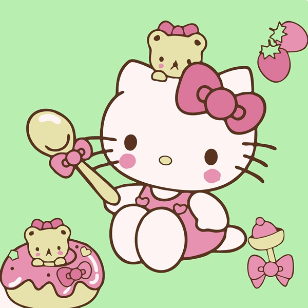 Kt cat【Rabbit grid】08
