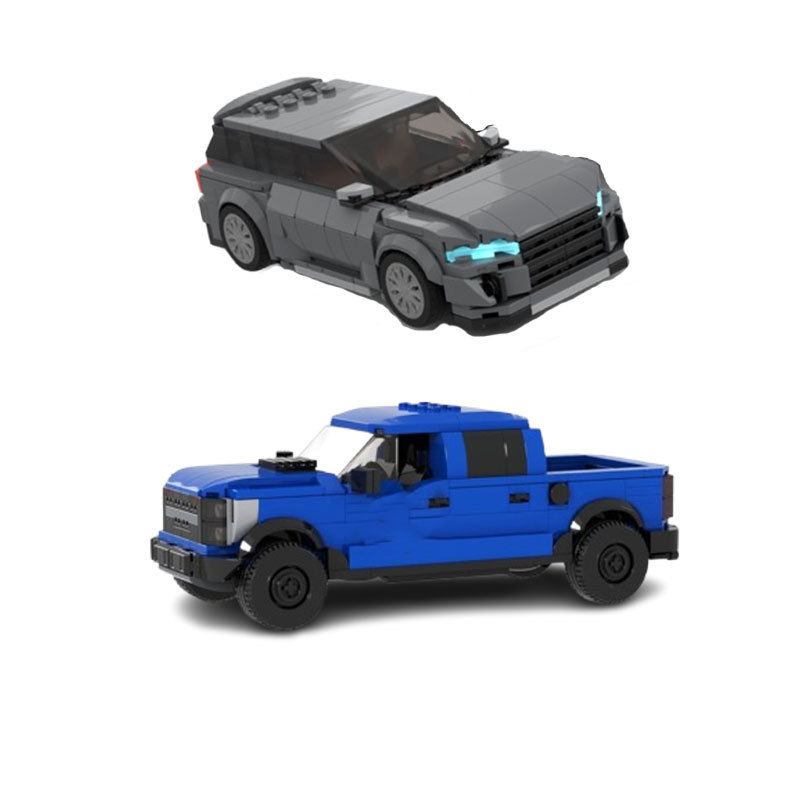 Building Block Car Model Small Particle Assembly Toy Construction_voghion.com