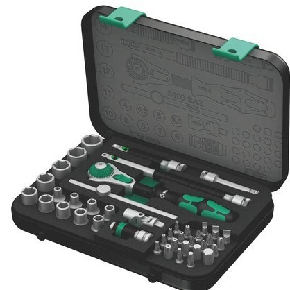 8100 SA2 Zyklop 1/4棘轮扳手套筒42件套