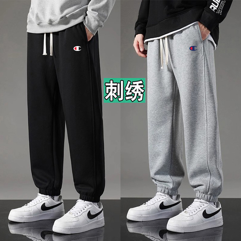 Champion Graffiti Casual Pants Men's 2025 Spring and Autumn New Arrival Men's Loose Trendy Brand Leg-toe Sports Long Pants for Youth