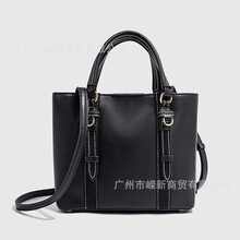 ZR家跨境女包2025橄榄绿色迷你城市手提斜挎包时尚百搭水桶包通勤