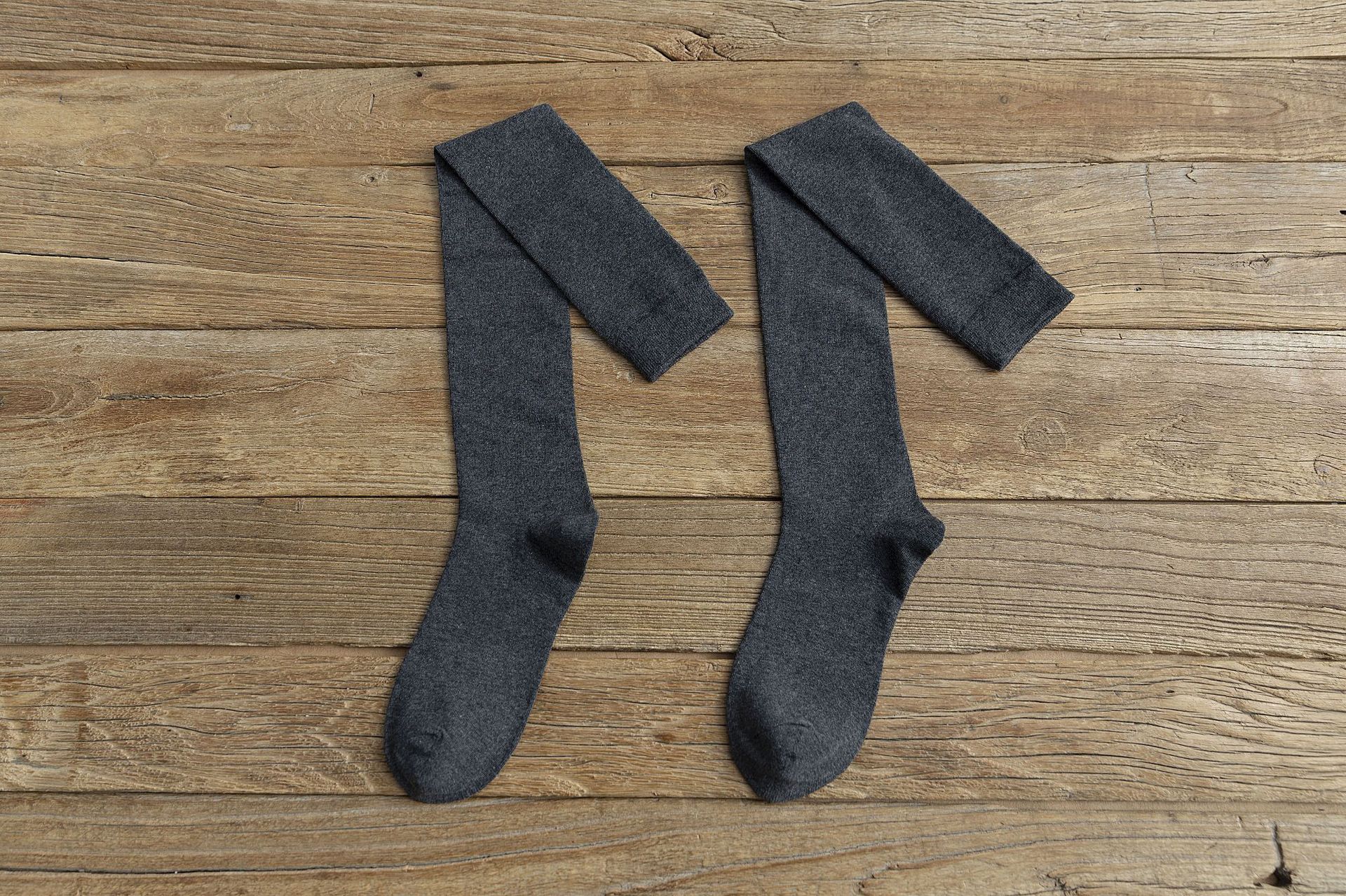 Calcetines mujer primavera color sólido japonés calcetines por encima de la rodilla jk calcetines de mujer medias medias de algodón medias altas medias medias piernas delgadas