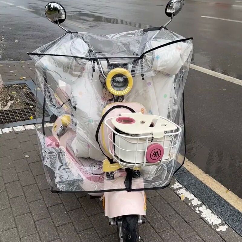 Electric Vehicle Windshield Cover, Rain Shield, Dustproof and Rainproof Board, Thickened and Widened, Transparent Waterproof Cover for Electric Scooters and Motorcycles Electric Vehicle Windshield Cover, Rain Shield, Dustproof and Rainproof Board, Thickened and Widened, Transparent Waterproof Cover for Electric Scooters and Motorcycles
