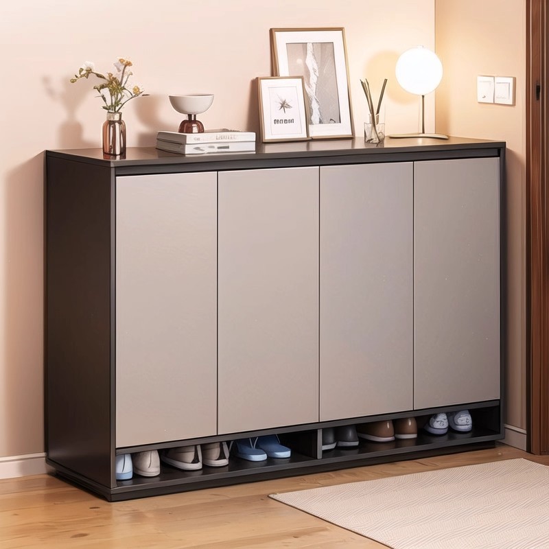 Shoe Cabinet Doorway Light Luxury Living Room Home Entrance Storage Cabinet Integrated Wall Storage Rack Entry Balcony Storage Shoe Rack