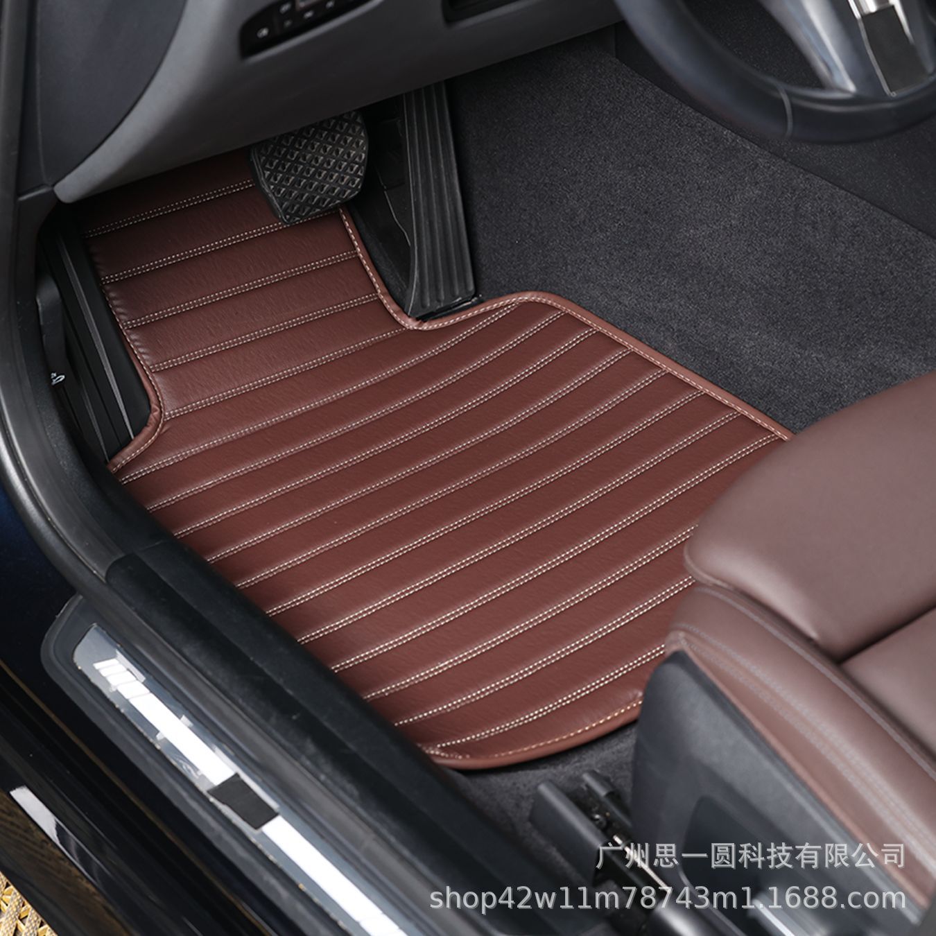General Motors Floor Mats Cross-Border New Products Wholesale Foreign Trade Amazon Temu Tk Dropshipping Horizontal Strips Anti-Slip