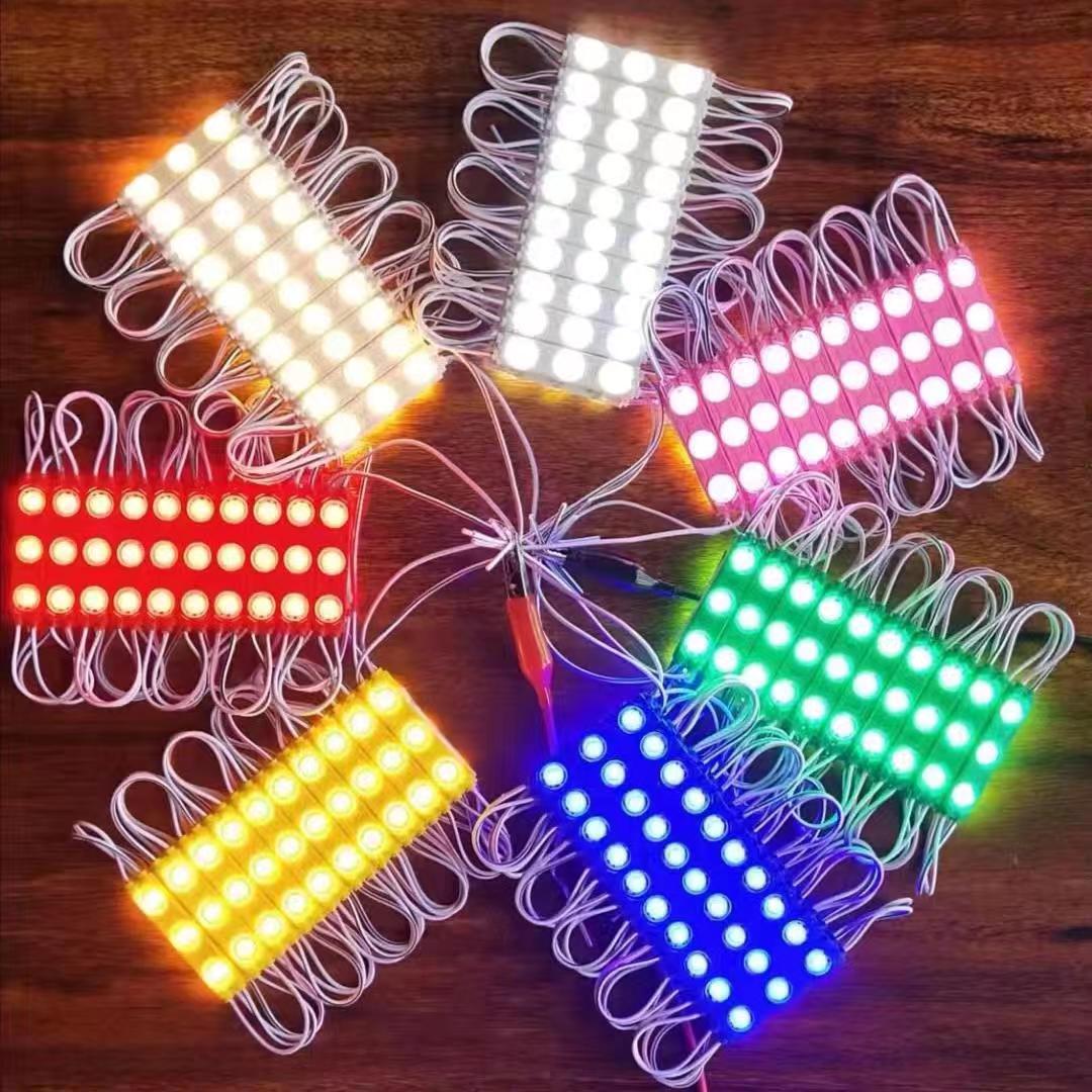 Módulo de reflexión difusa de 3030led Módulo de inyección de 220V 110v Un solo módulo de publicidad led impermeable de 1.8w