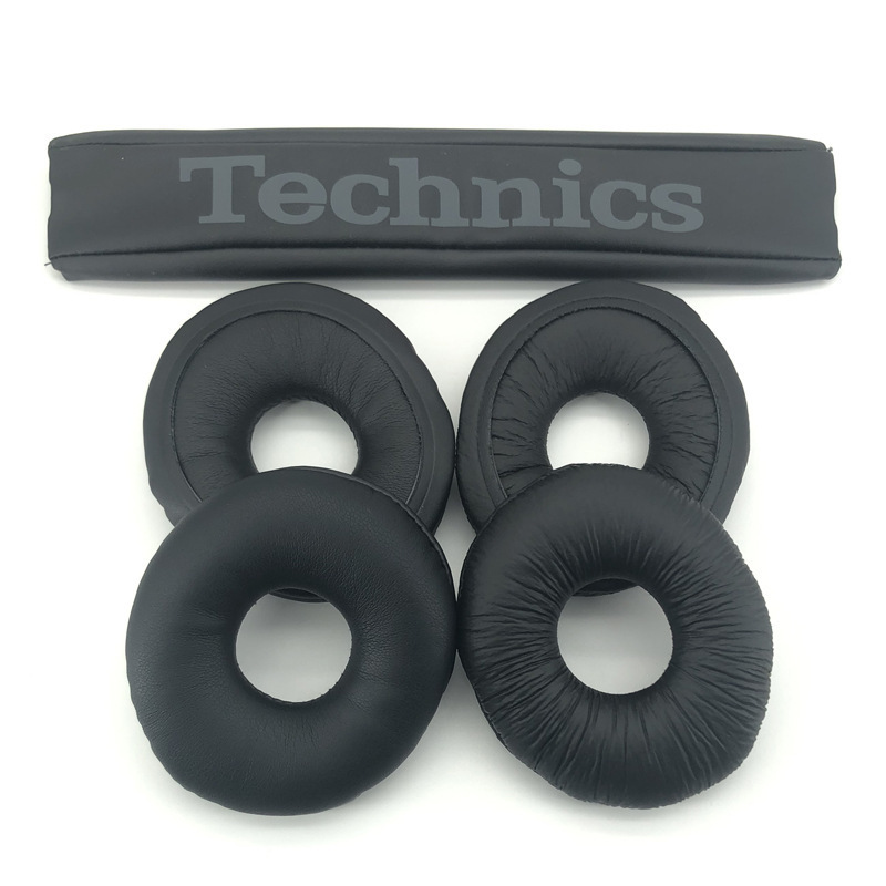 Suitable for Panasonic Technics Rp Dj1200 Headphone Covers, Dj1210 Foam Covers, Ear Cushion Leather Covers, Ear Cotton Pads Suitable for Panasonic Technics Rp Dj1200 Headphone Covers, Dj1210 Foam Covers, Ear Cushion Leather Covers, Ear Cotton Pads