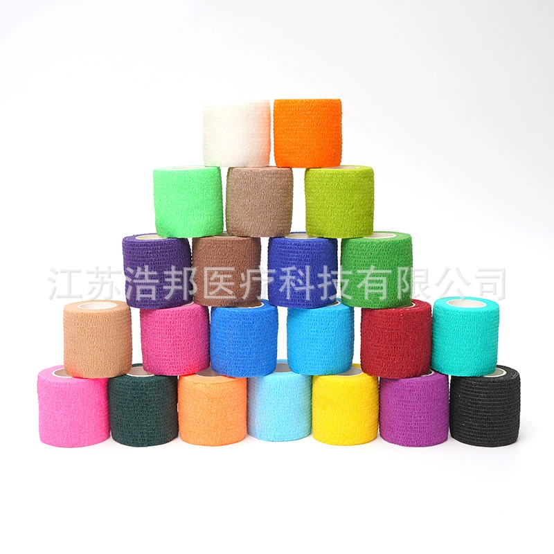 Self-adhesive Elastic Sports Bandage, non-woven, 2.5–15 cm widths × 4.5 m, finger & wrist protection