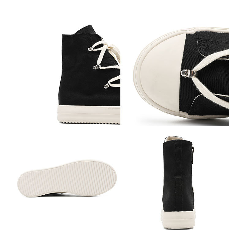 Sneakers alte in pelle da uomo con design a stella_voghion.com