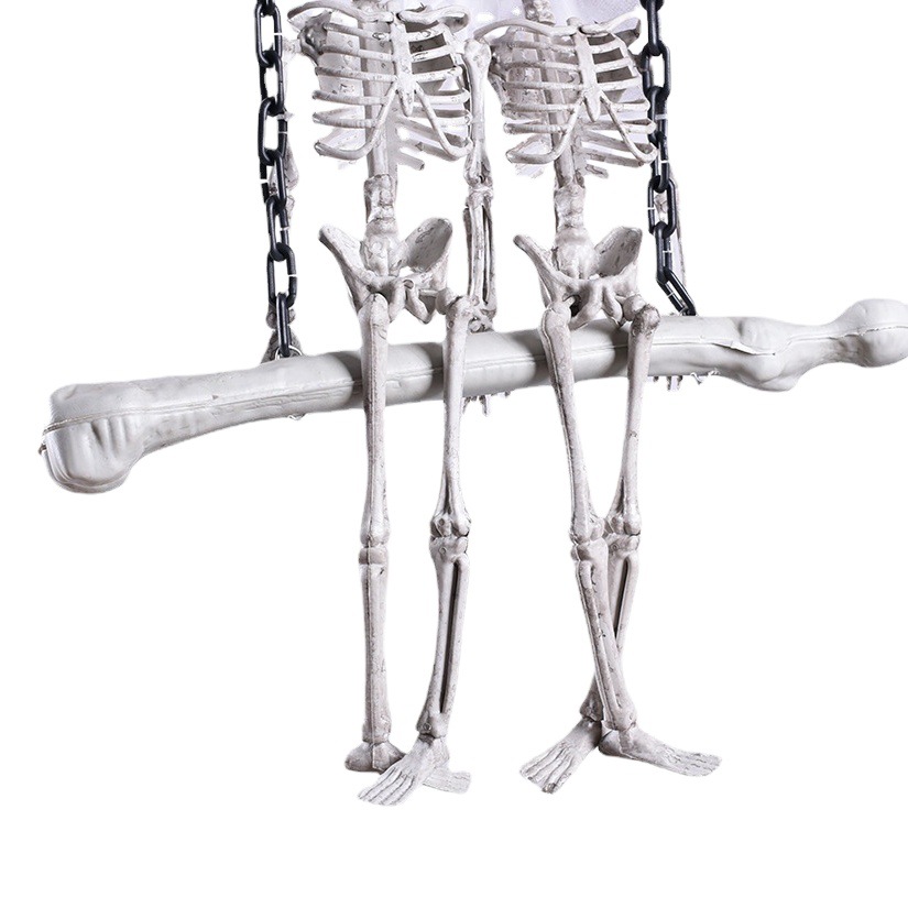 Halloween props novio novia cráneo puerta colgante Secret Room Bar casa hechizada diseño Bienvenido horror Decoración