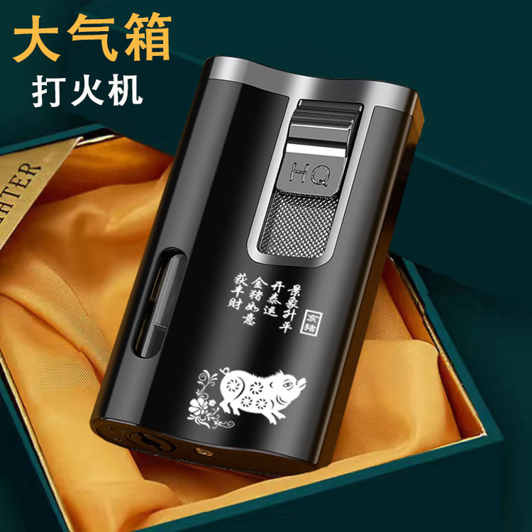 HQ708防風帯空気窓ライター個性レーザー彫刻広告軽薄直沖ライターメーカー卸売り|undefined