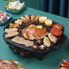 Induction Hot Pot with Dual Function: Household Multi-purpose Pan for Grilling and Hot Pot, Korean Electric Hot Pot, Activity Gift Pot, Wholesale