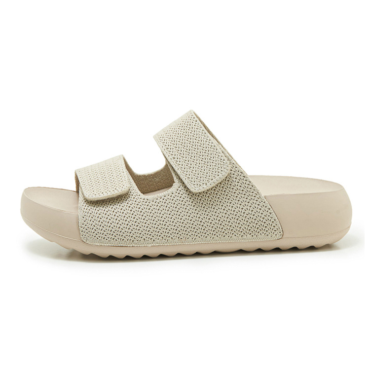 Dép sandal nữ quai chữ V đế dày EVA chống trượt — màu đen, màu hồng, màu kaki, màu mơ chi tiết 30