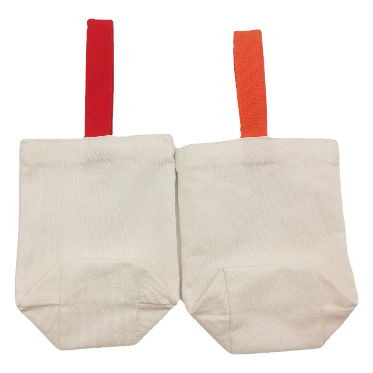 DIY leche té bolsa de lona portátil blanco protección ambiental ins cubierta taza de agua portátil simple café lienzo bolso