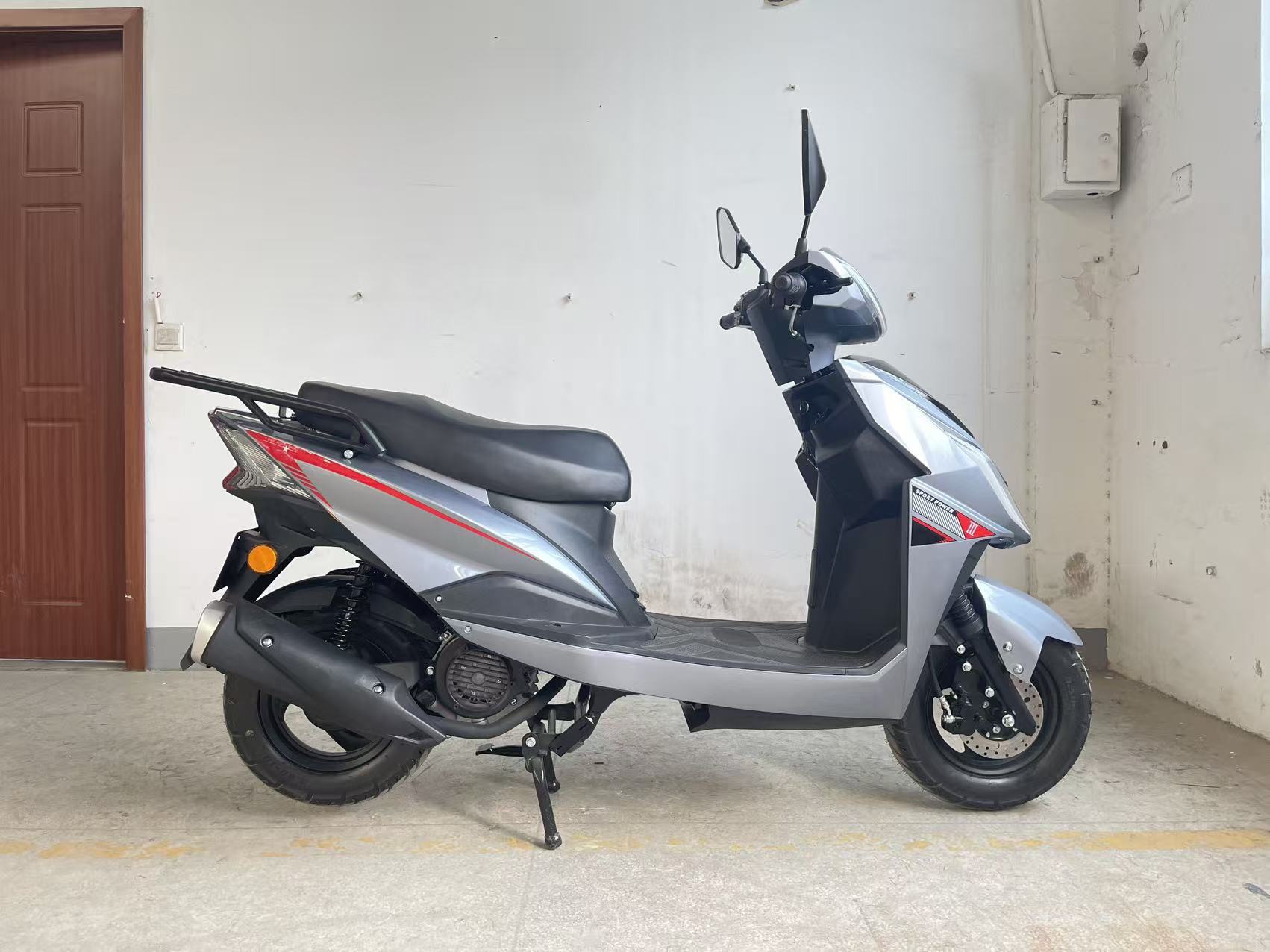 Motorcycle Scooter Wolf Warrior 3 Fuel-Powered Cool Scooter Two-Wheeled Fuel Vehicle 125Cc Cross-Border Foreign Wholesale