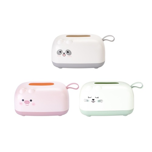 Zhenxing Tissue Box Bedside Tissue Box Office Creative Cartoon Tissue Box High-Looking Desktop Storage Box
