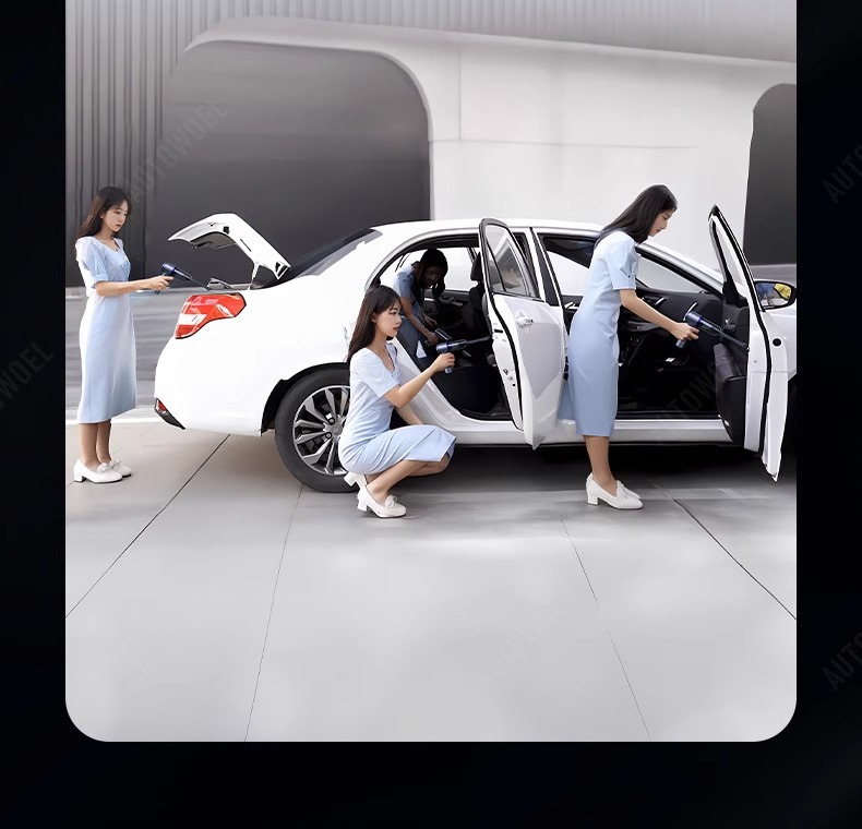 Wireless Vacuum Cleaner Household Car Large Suction Vacuum Cleaner Handheld Small Three-in-One Dust Blower Pet Hair Suction