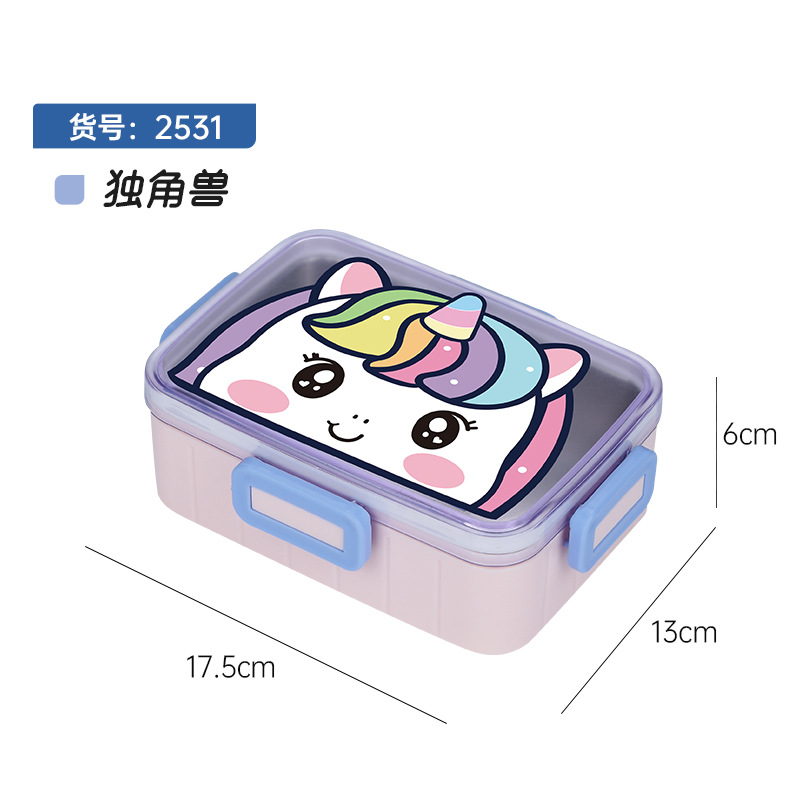 2531 caja de almuerzo Unicornio