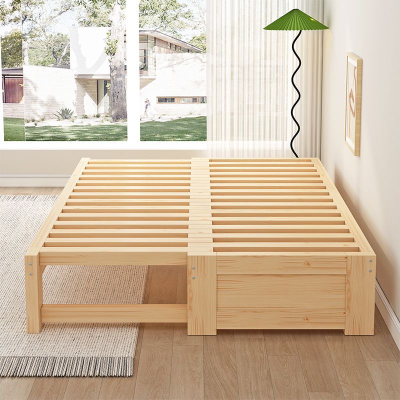 Solid Wood Sofa Bed, Multifunctional Folding Bed, Pull-Out Bed, Tatami Bed, Sofa Bed, Dual-Purpose Retractable Bed Wholesale