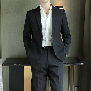 Factory Outlet Suit Jacket Men's Business Dress Business Wear suit High Sense Casual Suit Men's Full Tide