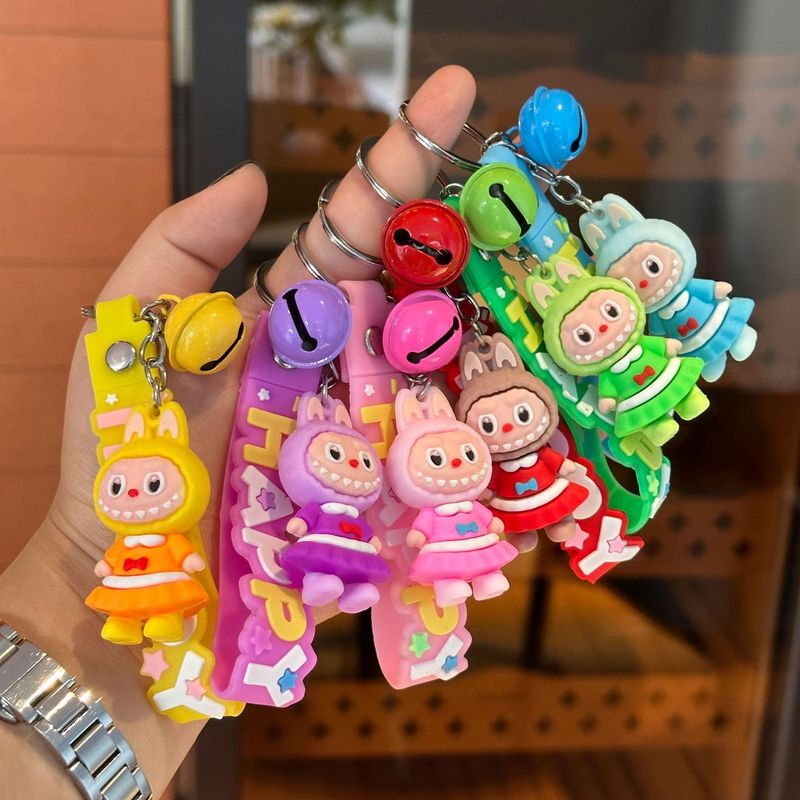 クロスボーダー漫画の出っ歯少年リトルシープキーホルダーかわいいバッグペンダントカップルギフトペンダント車のキー卸売|undefined