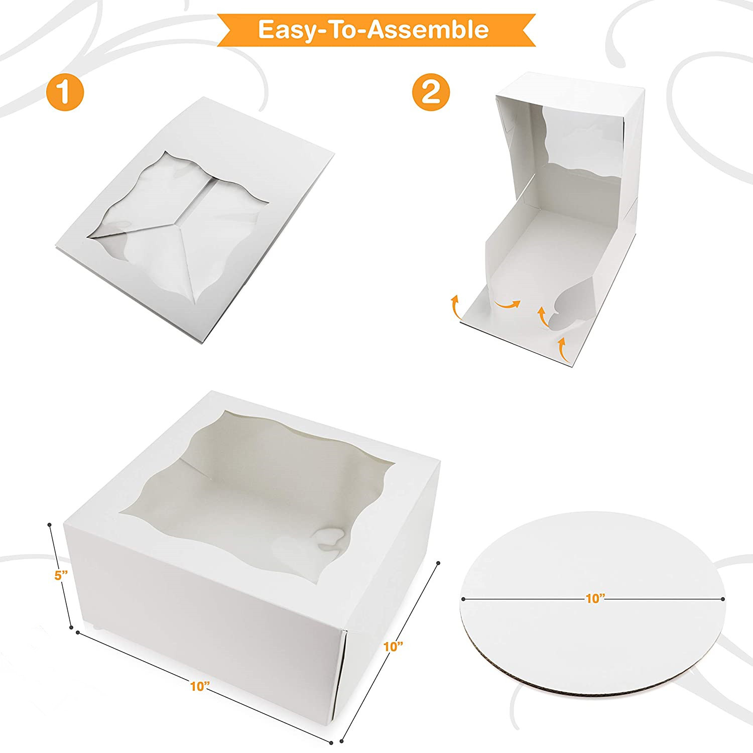 Caja de pastel de taza de ventana abierta caja de pastel de mousse portátil caja de embalaje de postre occidental caja adhesiva de cuatro esquinas Amazon